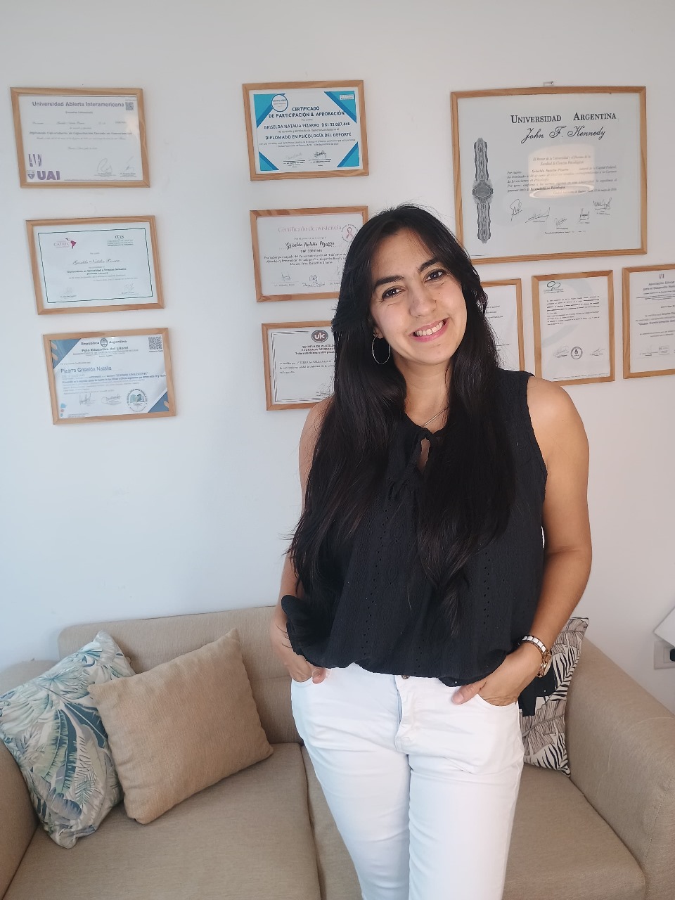 Fotografía profesional de la Lic. Griselda Pizarro